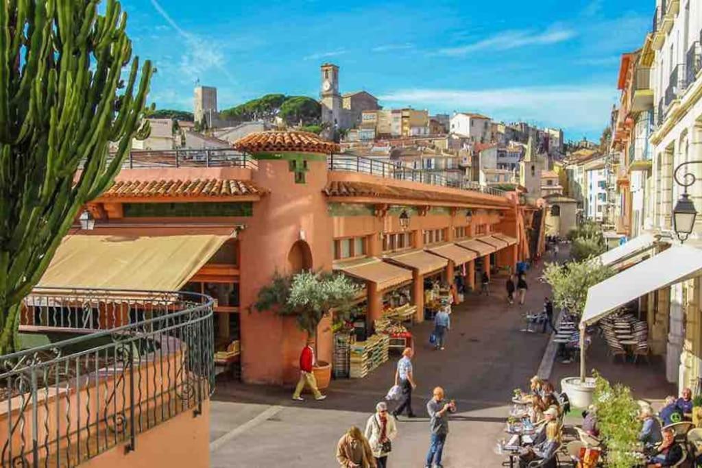 Jolie 3 pièces avec terrasse au vieux port, à 2 pas des plages et du palais. Cannes Exterior foto